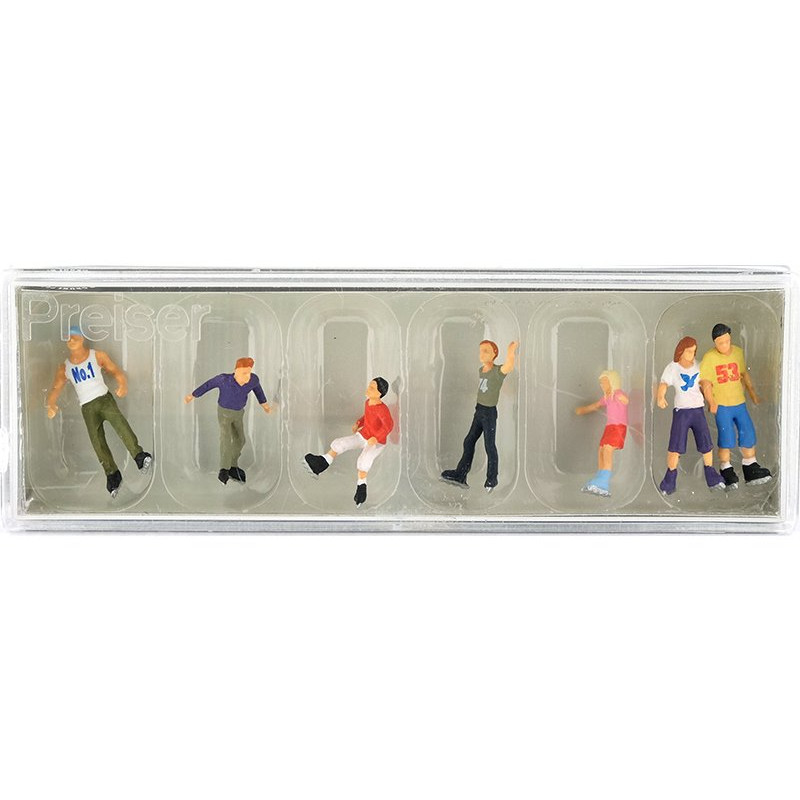 Patineurs sur glace - HO 1/87 - PREISER 10496