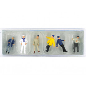 Equipage de bateau, marins - HO 1/87 - PREISER 14063