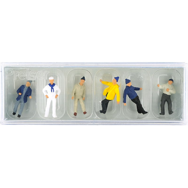 Equipage de bateau, marins - HO 1/87 - PREISER 14063