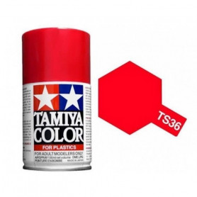 Tamiya TS-36 - Rouge Fluo brillant - Fluorescent red - bombe 100 ml