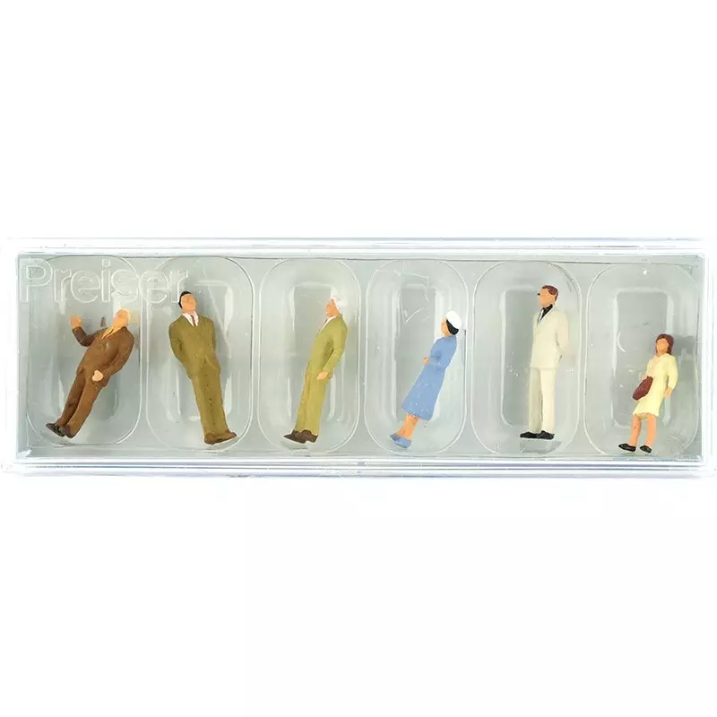 6 passants - HO 1/87 - PREISER 14125