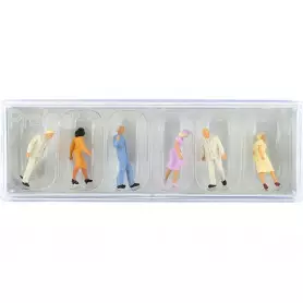 6 passants - HO 1/87 - PREISER 14134