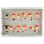 Equipe de football rouge - HO 1/87 - PREISER 10075