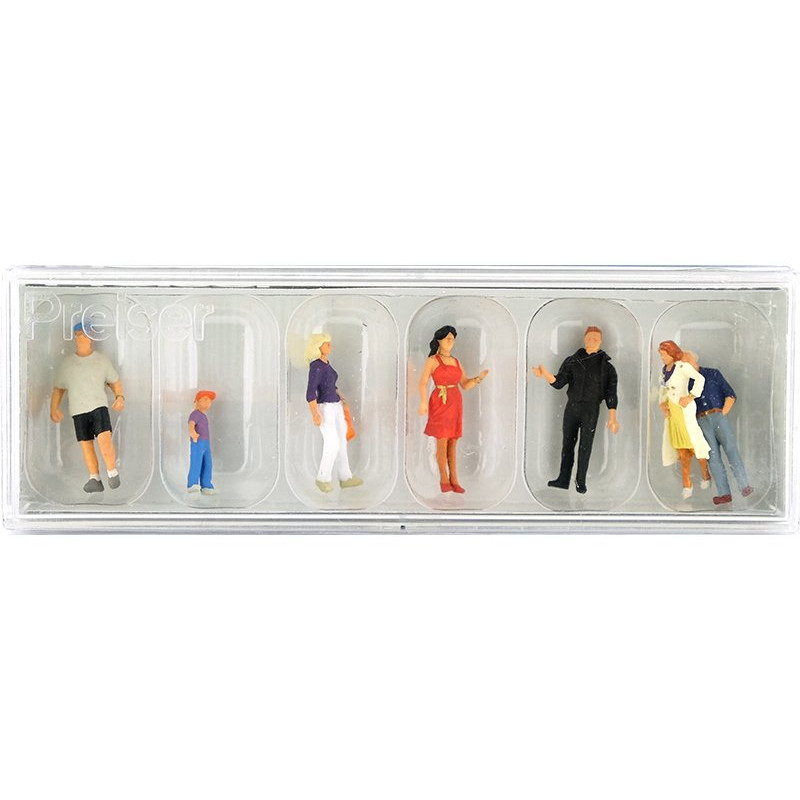 7 passants - HO 1/87 - PREISER 10541