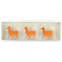 3 lamas - HO 1/87 - PREISER 20389