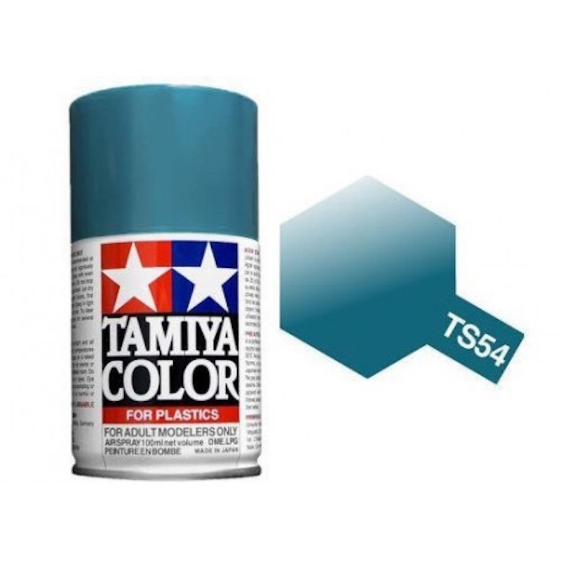Tamiya TS-54 - Bleu Clair Métal - Light metallic blue - bombe 100 ml