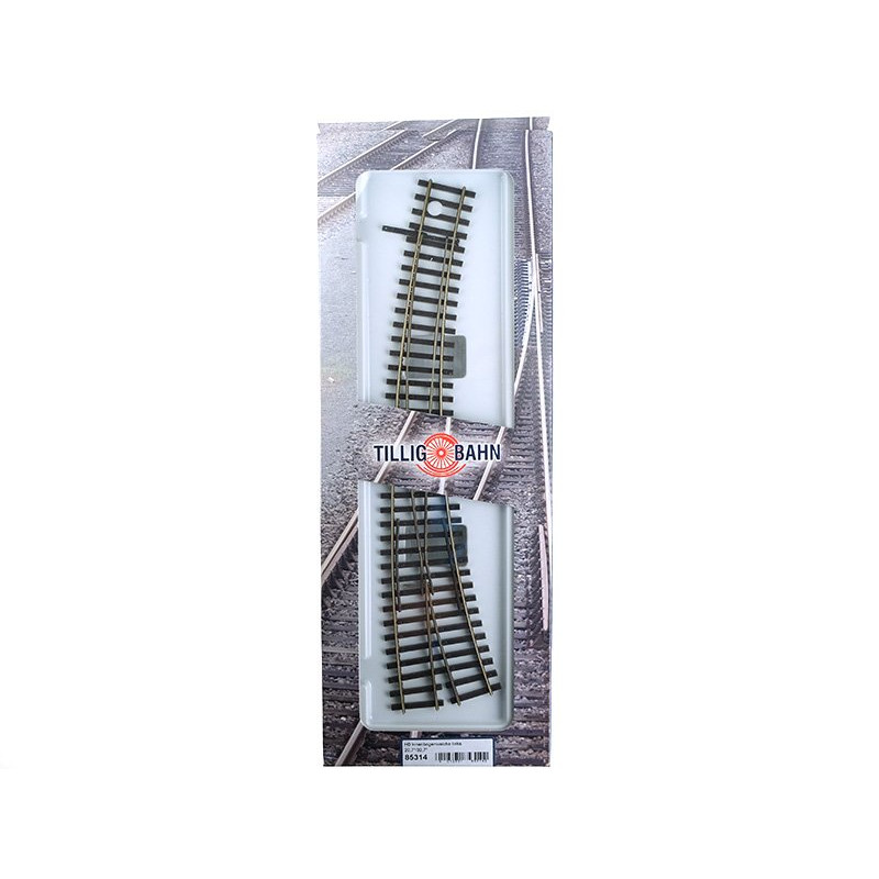 Aiguillage droit ou gauche en kit - Tillig Bahn 85435 - HO 1/87 - Code 83