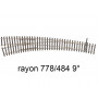 Aiguillage courbe à gauche 20,7° rayon 778 mm Elite code 83  - TILLIG 85314
