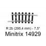 Rail courbe R 2b (295,4 mm) - 7,5° Minitrix - Trix 14929