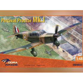 Maquette Percival Proctor Mk. I (civil) - 1/48 - DORA WINGS 48035