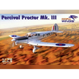 Maquette Percival Proctor Mk.III (civil) - 1/72 - DORA WINGS 72014