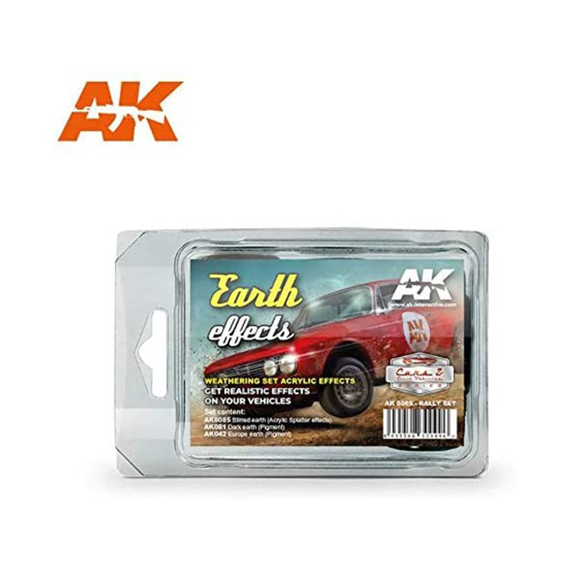 Set patine Earth Effects - AK INTERACTIVE AK8089