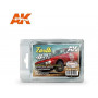 Set patine Earth Effects - AK INTERACTIVE AK8089