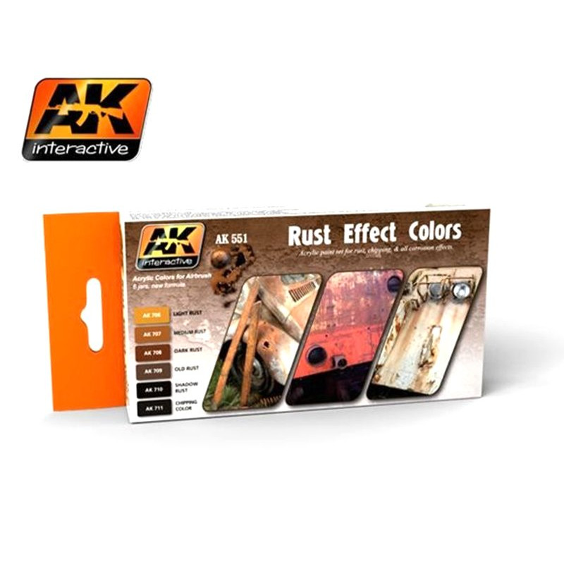 Set de patine effet rouille - AK INTERACTIVE AK551