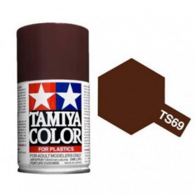 Tamiya TS-69 - Linoleum Pont mat - Linoleum Deck brown - bombe 100 ml