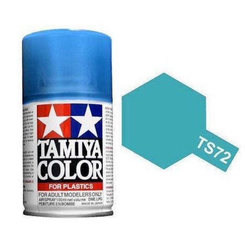 Tamiya TS-72 - Bleu translucide - Clear blue - bombe 100 ml
