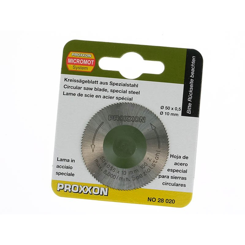 Lame de scie alliage spécial d'acier (HSS) - PROXXON 28020