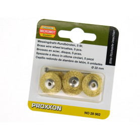 Brosses en acier de forme ronde - PROXXON 28962