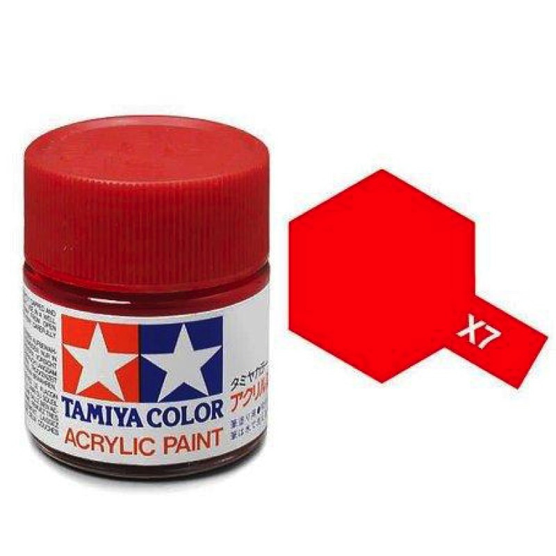 Tamiya X-7 - Rouge brillant - pot acrylique 10 ml