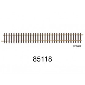 1x rail droit, 228 mm Elite code 83 - TILLIG 85118