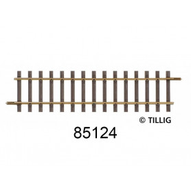 1x rail droit, 114 mm Elite code 83 - TILLIG 85124