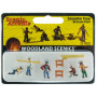 Equipe de charpentiers - HO 1/87 - WOODLAND SCENICS A1947