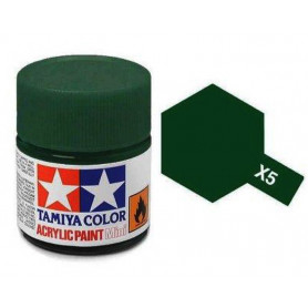 Tamiya X-5 - Vert brillant - pot acrylique 10 ml