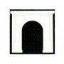 Tunnel simple voie type béton en plâtre - O 1/43 - WOODLAND SCENICS C1266
