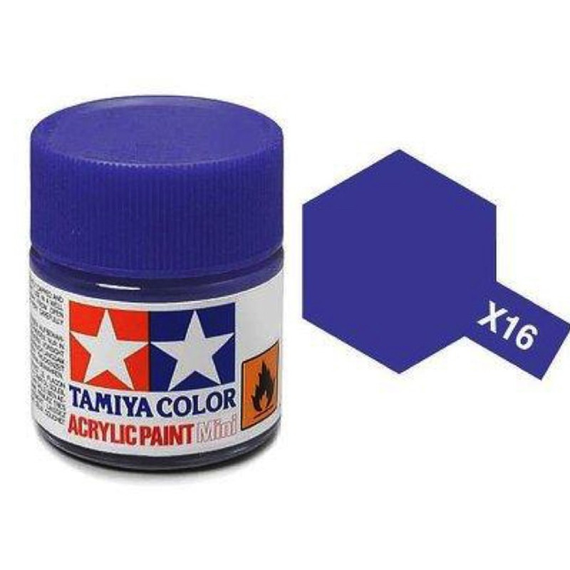 Tamiya X-16 - violet brillant - pot acrylique 10 ml