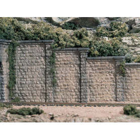 Murs de soutènement pierres taillées en plâtre - N 1/160 - WOODLAND SCENICS C1159