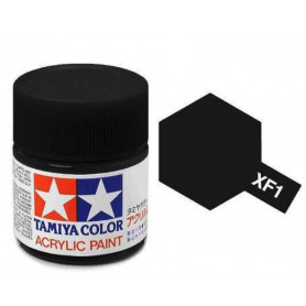 Tamiya XF-1 - noir mat - pot acrylique 10 ml
