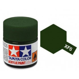 Tamiya XF-5 - vert mat - pot acrylique 10 ml