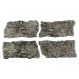 Parois rocheuses structurées en plâtre décorées - Woodland Scenics C1138