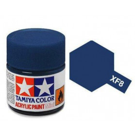 Tamiya XF-8 - bleu mat - pot acrylique 10 ml
