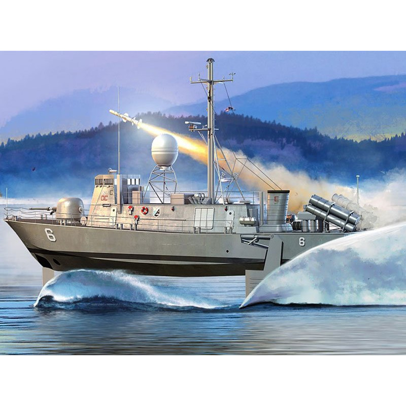 USS PHM of Pegasus Class - échelle 1/200 - HOBBY BOSS 82006