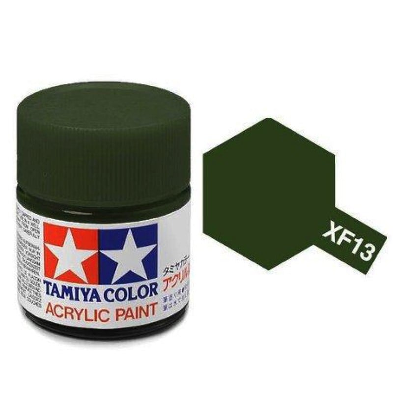 Tamiya XF-13 - vert armée de l'air japonaise mat - pot acrylique 10 ml