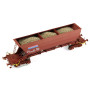 Set de 3 wagons trémie EX T1 «NACCO» - ép. V-VI - HO 1/87 - REE WB-573