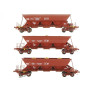 Set de 3 wagons trémie EX T1-T3 «SGTR / CEWI / CEWI» - ép. V-VI - HO 1/87 - REE WB-574