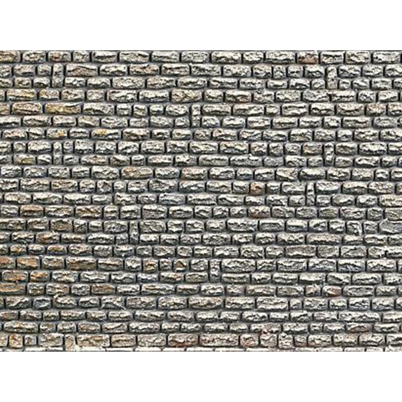 Kibri 37960 N 1/160 Plaque mur de pierres irrégulières 20x12 cm