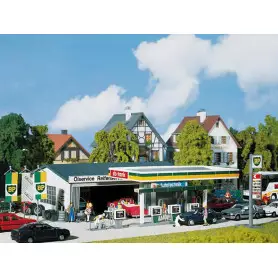 Station service BP échelle HO 1/87 - Faller 130345