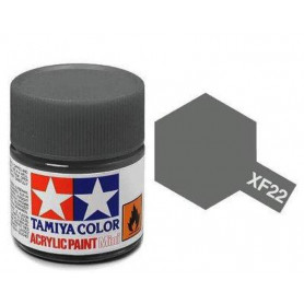 Tamiya XF-22 - gris RLM mat - pot acrylique 10 ml