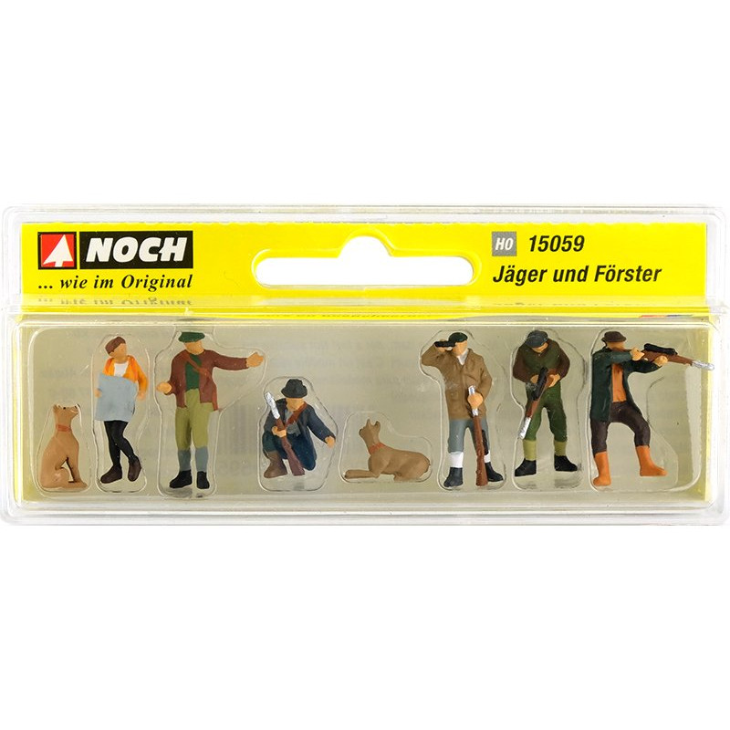 Chasseurs et gardes forestiers - HO 1/87 - NOCH 15059