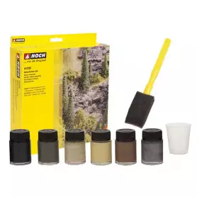 Set de couleurs naturelles pour décor et patines - NOCH 61200