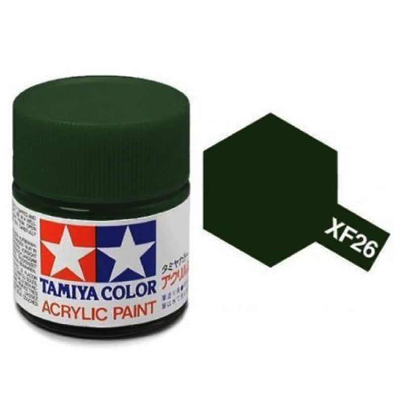 Tamiya XF-26 - vert foncé mat - pot acrylique 10 ml