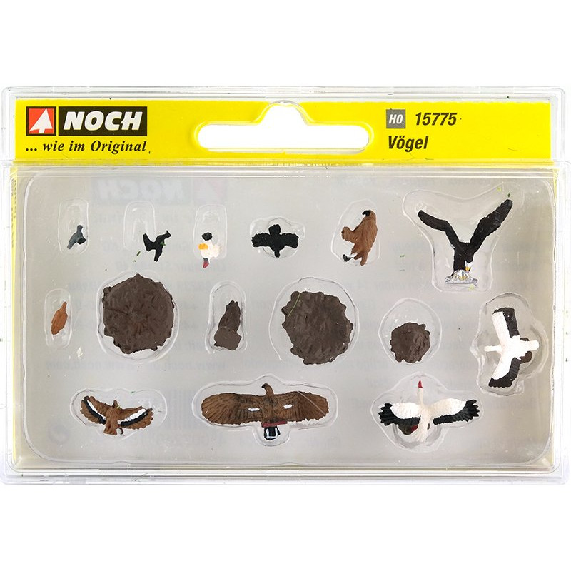 Oiseaux et nids - HO 1/87 - NOCH 15775