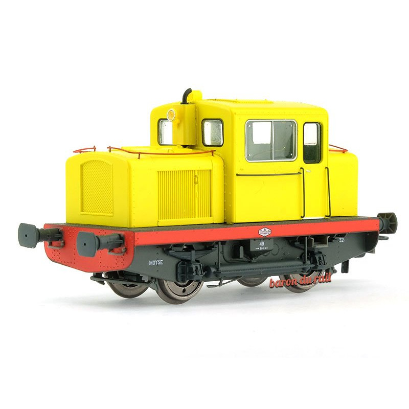 MOYSE 32 TDE, INDUSTRIEL Jaune / Rouge ép.IV-V - digital son - HO 1/87 - REE MB-123S