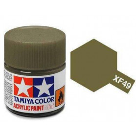 Tamiya XF-49 - kaki mat - pot acrylique 10 ml