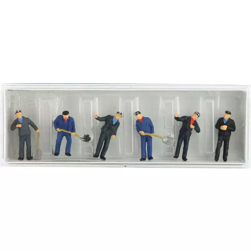 Chauffeurs et conducteurs de locomotive français ép III - HO 1/87 - PREISER 10788