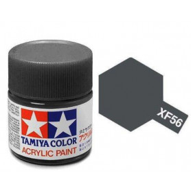 Tamiya XF-56 - gris métal mat - pot acrylique 10 ml