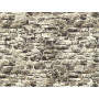 Plaque décor mur de granite 64 x 15 cm - HO 1/87 - NOCH 57700